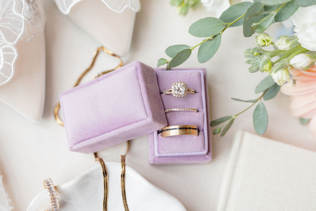 Ring detail shot from wedding at The Marmalade Lily