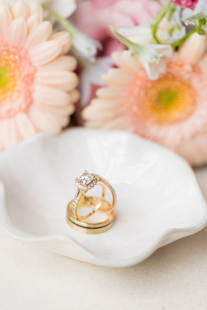 Photography of rings from the marmalde lily